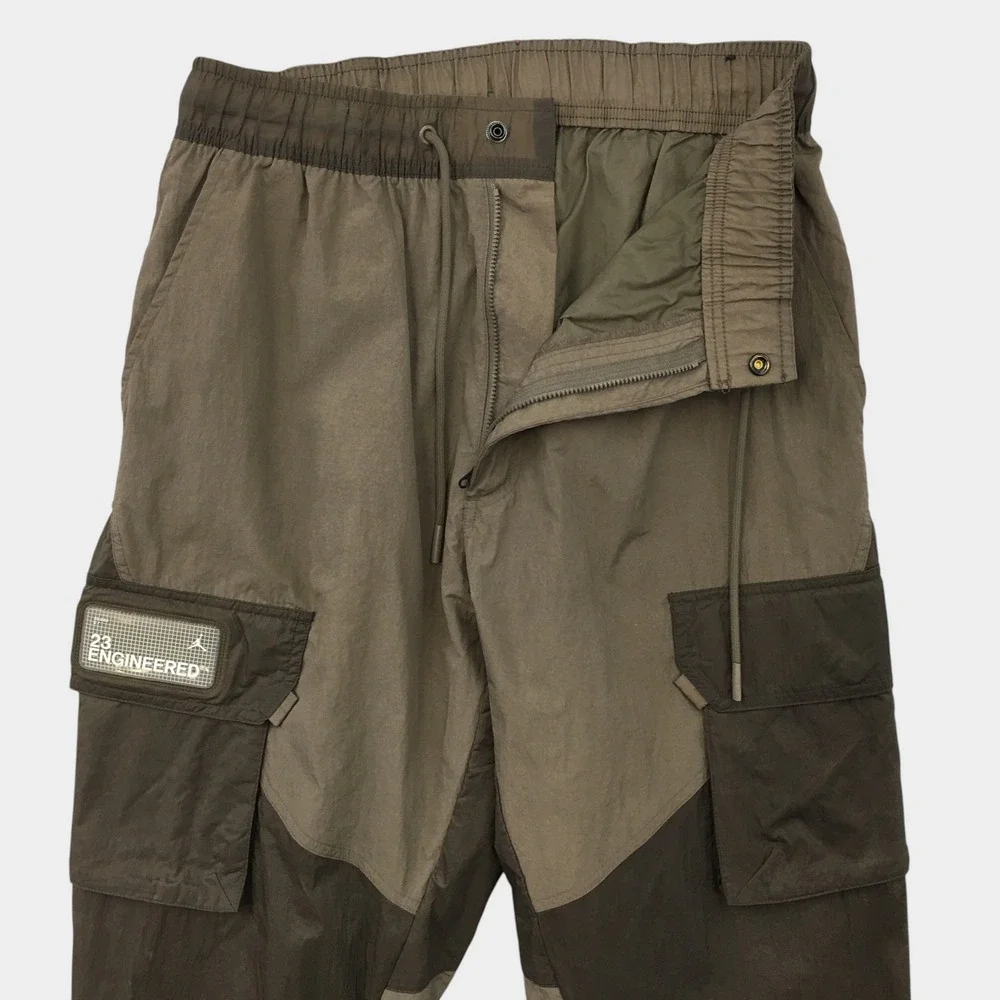 Jordan 23 Engineered Mens Brown Nylon Cargo Track Pants Medium CK9167-040